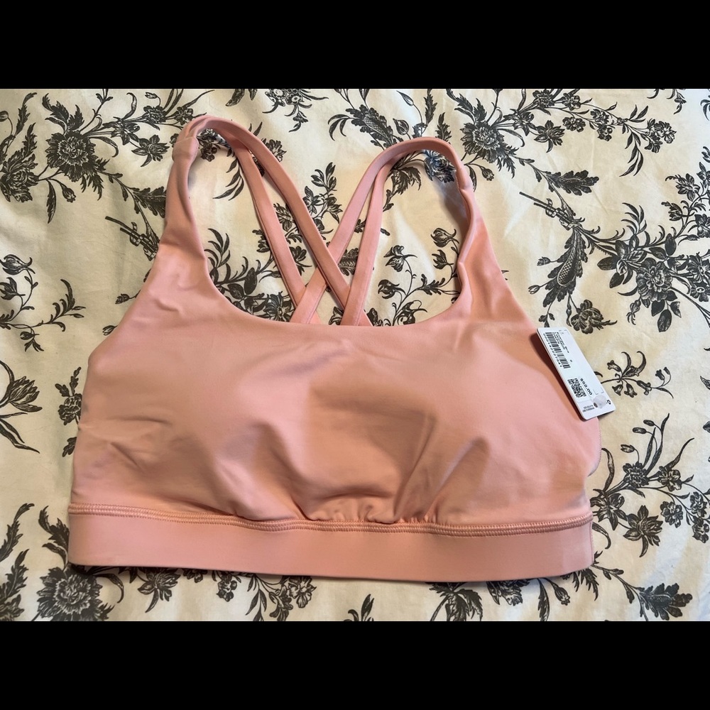 New lululemon energy sports bra size 6 pink